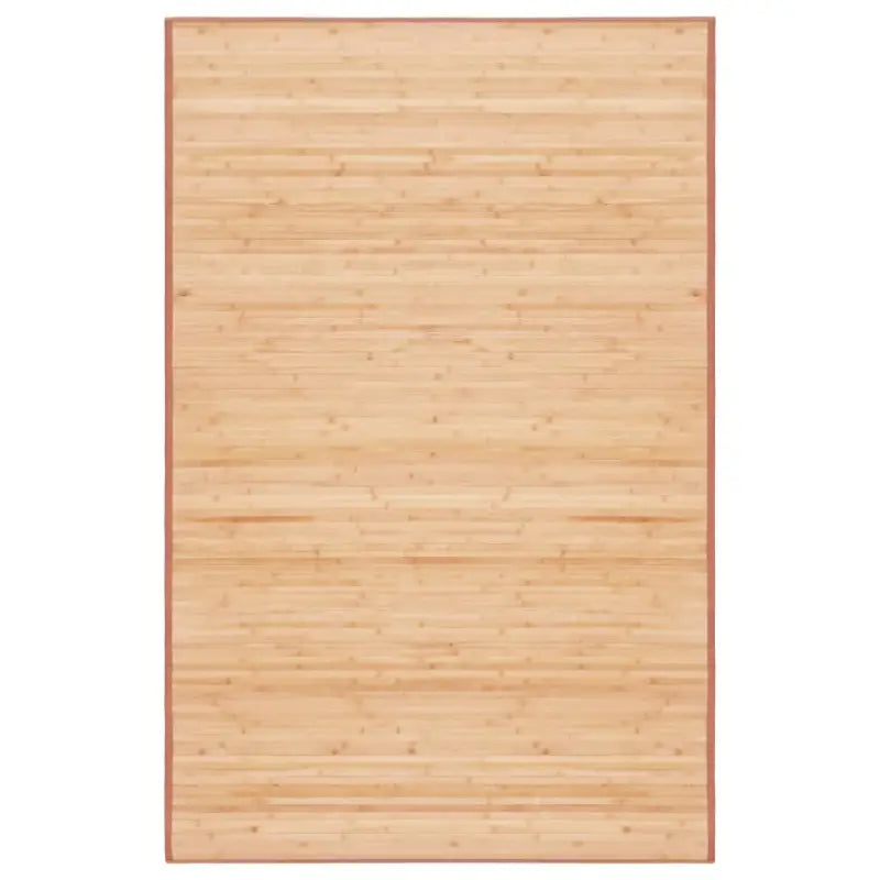 Bamboe vloerkleed met anti-slip onderkant voor veilige grip - Bruin / 100 x 160 cm - Vloerkleden