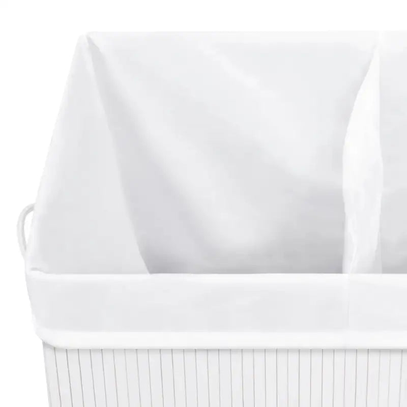Bamboe wasmand met grote inhoud en geweven stof voor elk interieur - Wasmanden