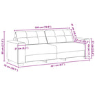 Banken 3-delige sofa set voor moderne woonruimte met stijl en comfort - Banken