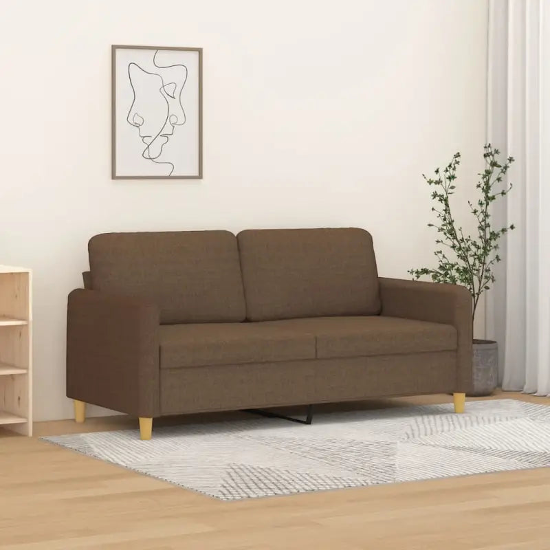 Banken 3-zitsbank voor een gezellige en stijlvolle woonkamer - Bruin / 140 cm - Banken