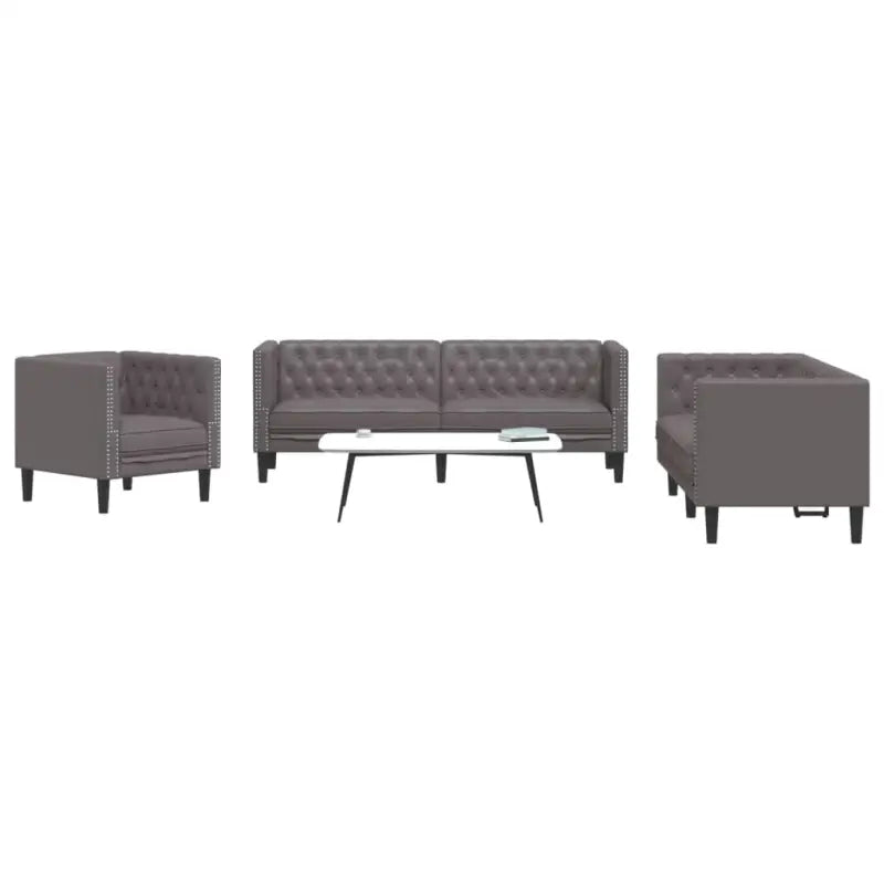 Banken Chesterfield-stijl met comfortabele afmetingen en stijlvolle uitstraling - Banken