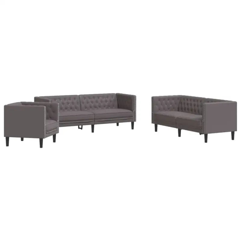 Banken Chesterfield-stijl met comfortabele afmetingen en stijlvolle uitstraling - Banken