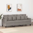 Banken Een stijlvolle en comfortabele 3-zitsbank voor in huis - Taupe / 180 cm - Banken
