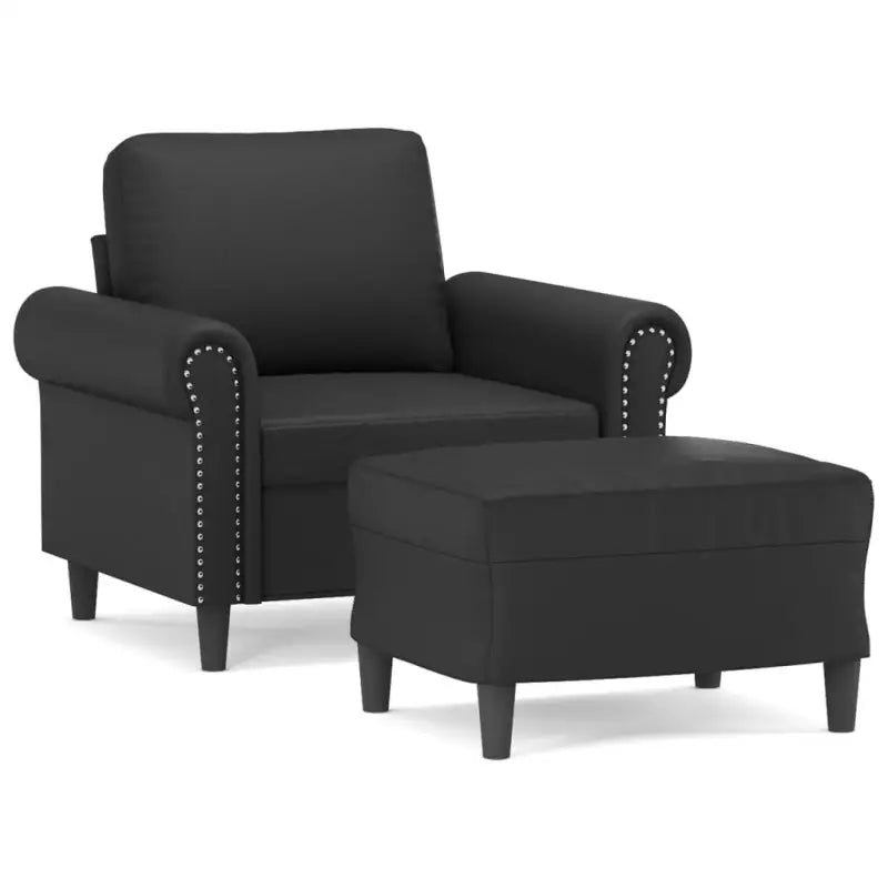 Banken Fauteuil in Kunstleer voor Gezelligheid en Ontspanning - Banken