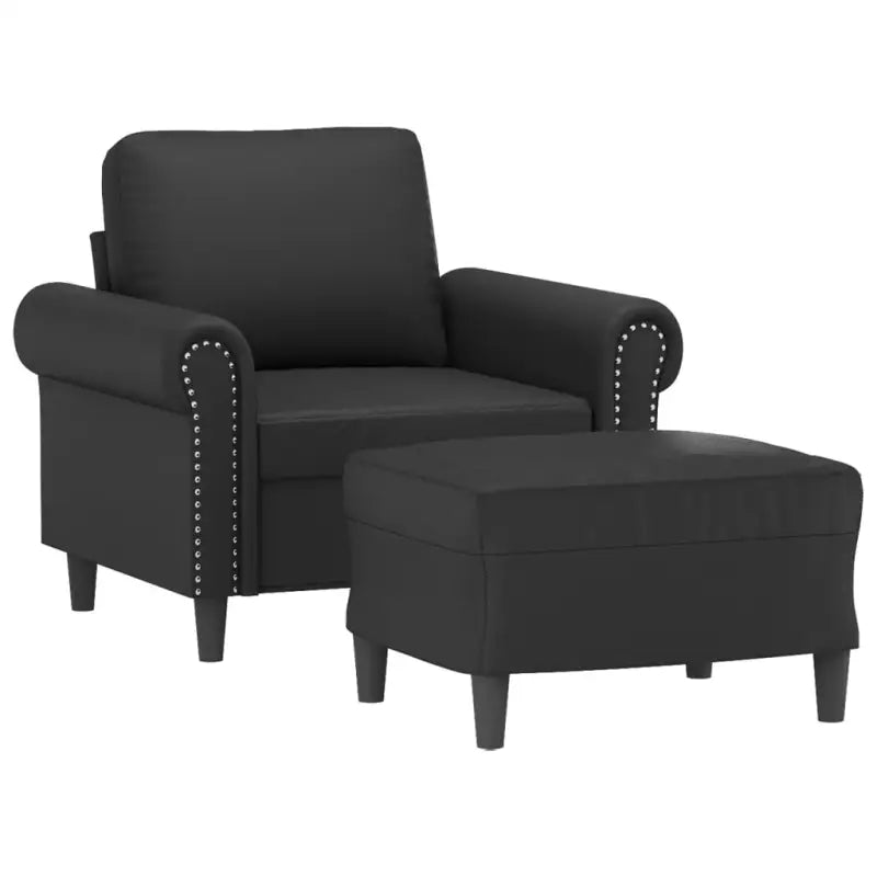 Banken Fauteuil in Kunstleer voor Gezelligheid en Ontspanning - Banken