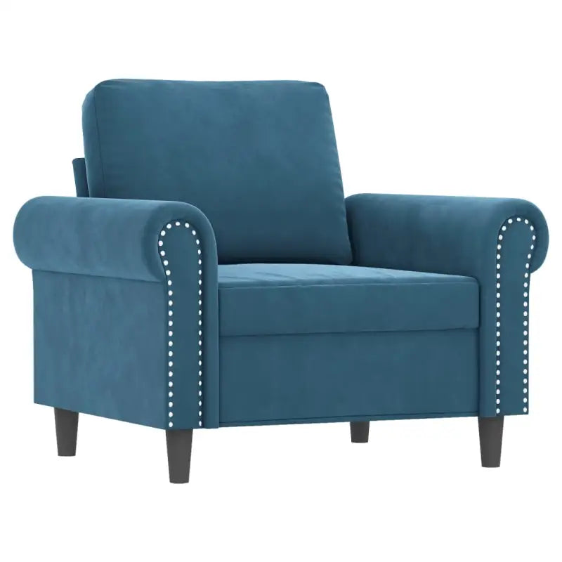 Banken fauteuil met duurzaam fluweel voor gezellig en comfortabel zitten - Banken