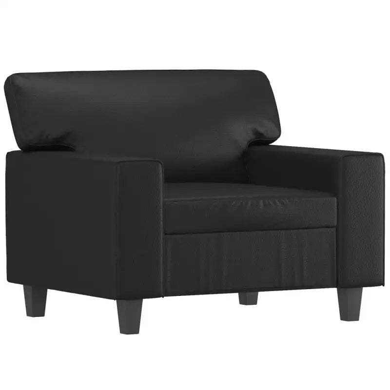 Banken fauteuil met kunstleer voor gezellige ontspanning - Banken