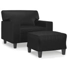 Banken fauteuil met kunstleer voor gezellige ontspanning - Banken