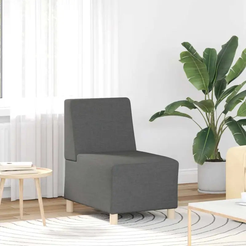 Banken fauteuil met multiplex frame voor ultiem comfort en stijl - Donkergrijs - Banken