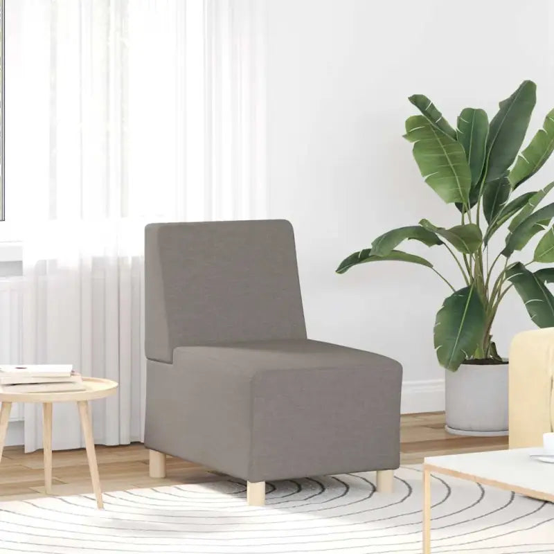 Banken fauteuil met multiplex frame voor ultiem comfort en stijl - Taupe - Banken