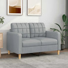 Banken fauteuil voor ontspannen en gezellige momenten - Lichtgrijs / 120 cm - Banken