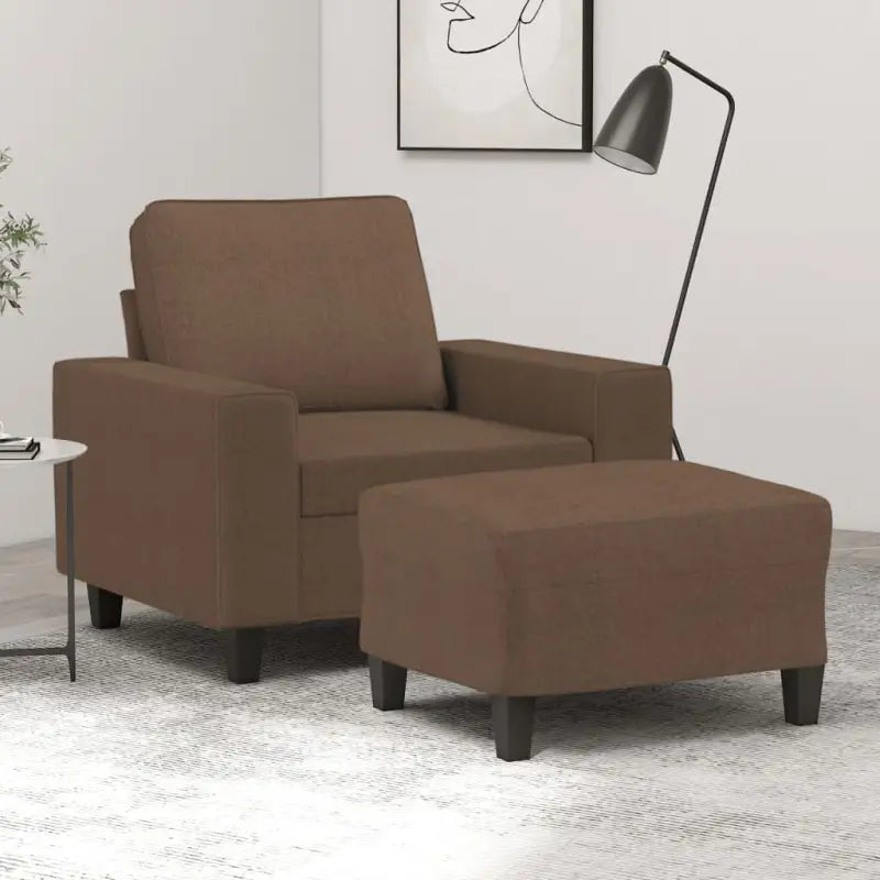 Banken fauteuil voor ontspannen en gezelligheid in huis - Bruin - Banken