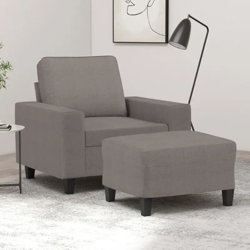 Banken fauteuil voor ontspannen en gezelligheid in huis - Taupe - Banken