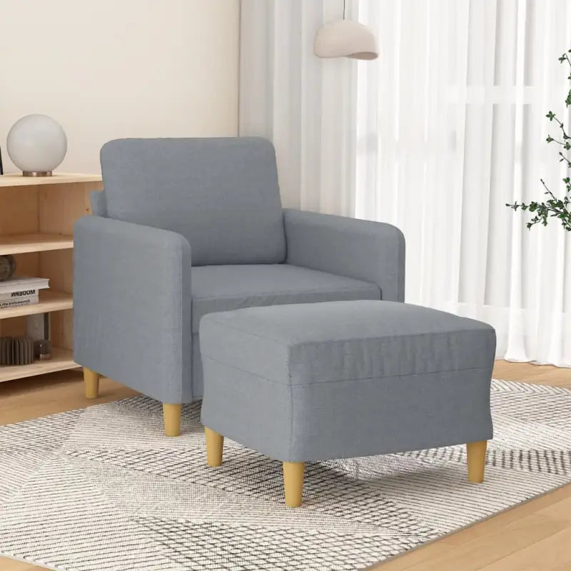 Banken fauteuil voor ontspanning en een stijlvolle uitstraling - Lichtgrijs - Banken