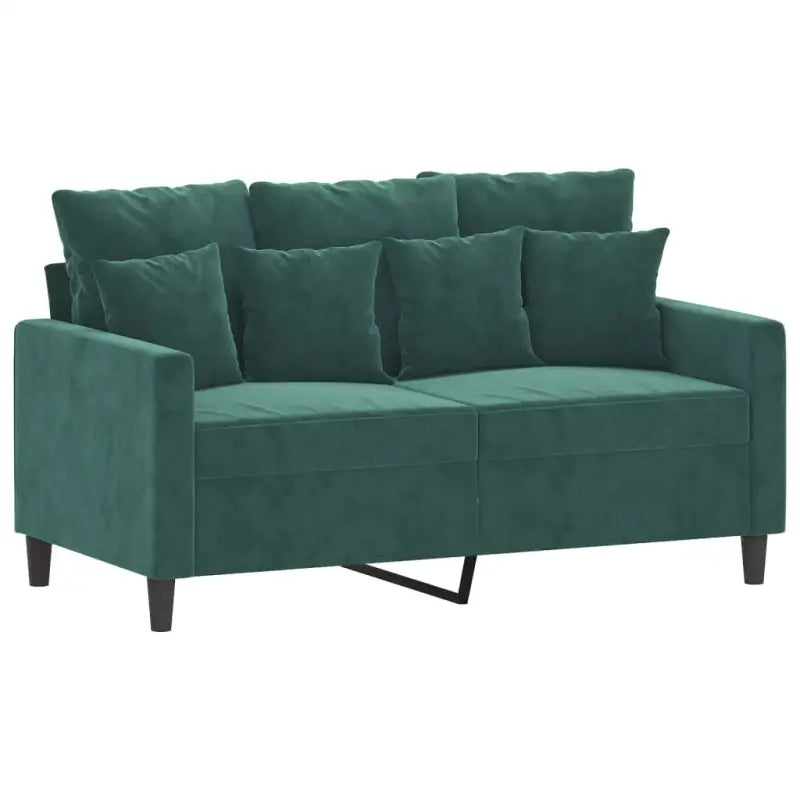 Banken loungeset met zachte fluweel bekleding en comfortabele totale afmetingen - Banken