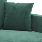 Banken loungeset met zachte fluweelstof en comfortabele zitmaten - Banken
