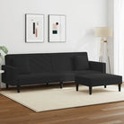 Banken loungeset met zachte fluwelen bekleding en comfortabele hoogte rugleuning - Banken