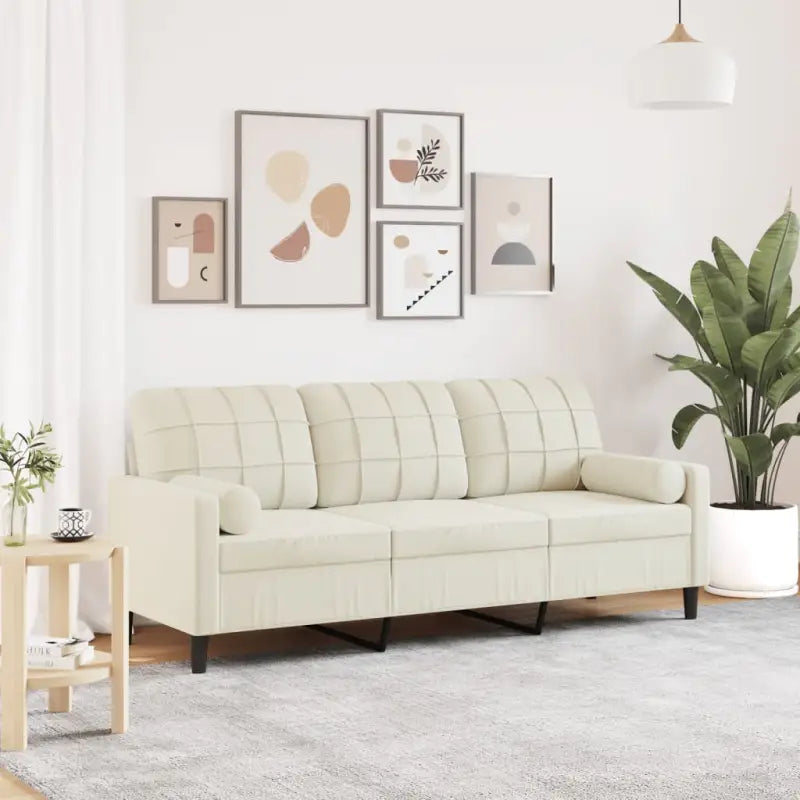 Banken met comfortabel materiaal vulling voor gezellige momenten - Crème / 180 cm - Banken