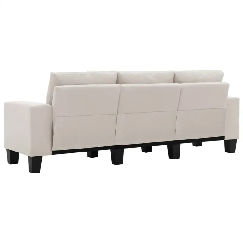Banken met kunststof poten voor een moderne woonkamer - Crème / Driezitsbank - Banken