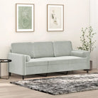 Banken met moderne uitstraling en comfortabele materiaal vulling - Lichtgrijs / 180 cm - Banken
