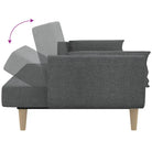 Banken slaapbank met totale afmetingen en hoogte rugleuning for comfortabel slapen - Banken