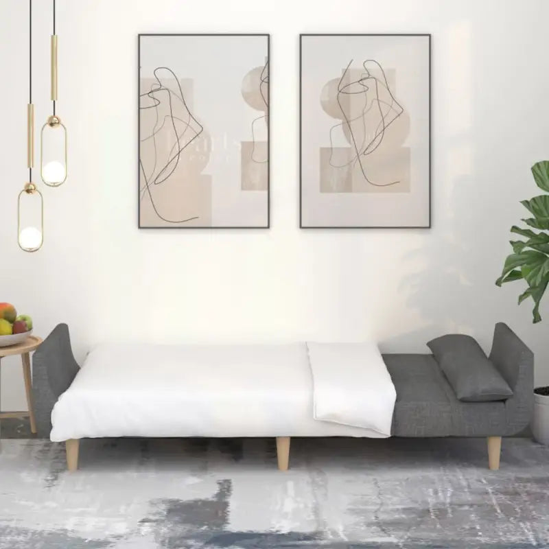 Banken slaapbank met totale afmetingen en hoogte rugleuning for comfortabel slapen - Banken