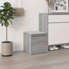 Beckwoord opbergkast met lade in bewerkt hout voor schoenen opbergen - Grijs sonoma / 1 - Commodes & ladekasten