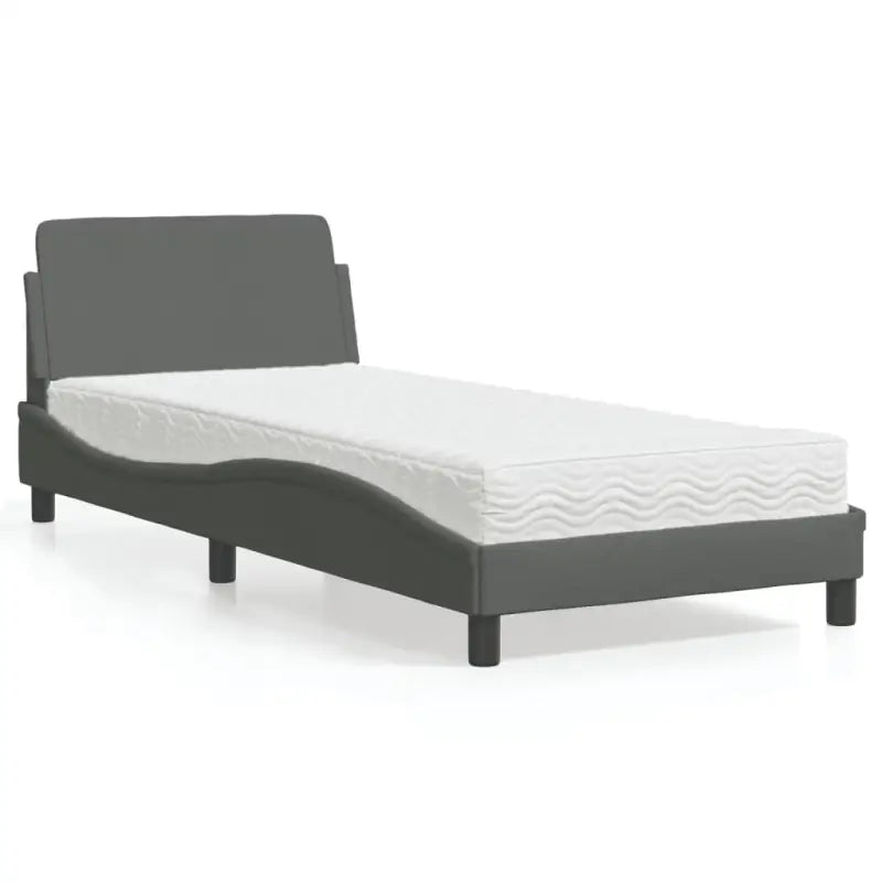 Bed met multiplex lattenbodem en 22D PU-schuim matras voor optimale slaap - Bedden & bedframes