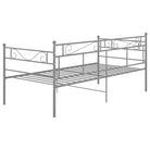 Bedbank voor comfortabel slapen en zitten overdag - Grijs - Bedden & bedframes