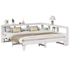 Bedden en bedframes met massief grenenhout en mooie totale afmetingen - Wit / 180 x 200 cm - Bedden & bedframes