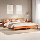 Bedden en bedframes met massief grenenhout voor een goede nachtrust - Wasbruin / 180 x 200 cm - Bedden & bedframes