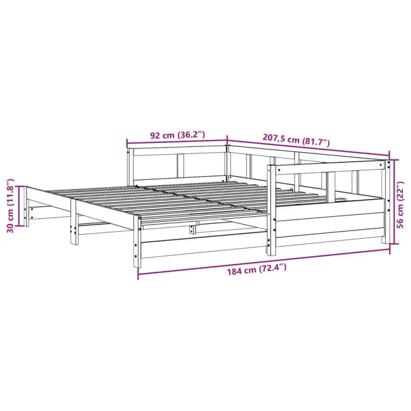 Bedden en bedframes met massief grenenhout voor praktische slaapoplossingen - Bedden & bedframes