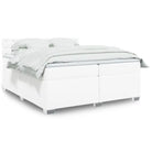 Bedden met grijs materiaal voor optimale nachtrust en duurzame vulling - Wit / 200 x 200 cm / knoppwn - Bedden &