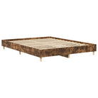 Bedframe in gerookt eiken voor een stabiele en stijlvolle slaapkamer - Bedden & bedframes