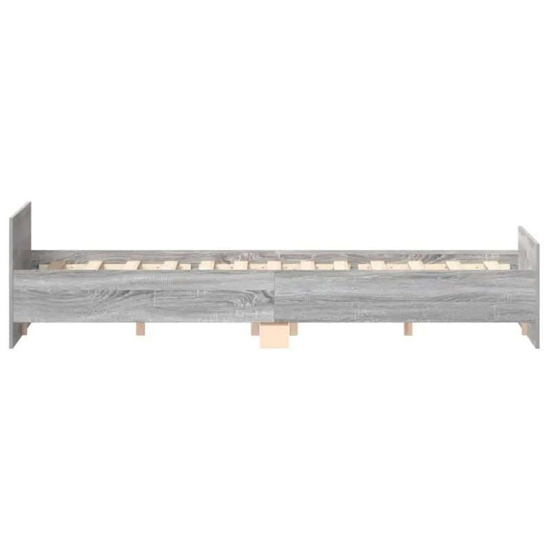 Bedframe in Grijs Sonoma voor een stevige en stabiele nachtrust - Bedden & bedframes