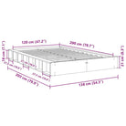 Bedframe in massief eikenhout voor een sterke en duurzame slaapkamer - Bedden & bedframes