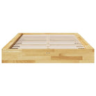 Bedframe in massief eikenhout voor een sterke en duurzame slaapkamer - Bedden & bedframes