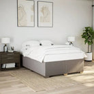 Bedframe met ademend vermogen voor een comfortabele nachtrust - Taupe / 160 x 200 cm - Bedden & bedframes