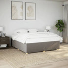 Bedframe met ademend vermogen voor een comfortabele nachtrust - Taupe / 180 x 200 cm - Bedden & bedframes