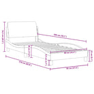 Bedframe met hoofdeinde en multiplex lattenbodem in zacht fluweel - Bedden & bedframes