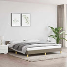 Bedframe met hoofdeinde en multiplex lattenbodem voor comfortabele nachtrust - Taupe / 160 x 200 cm - Bedden & bedframes
