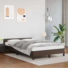 Bedframe met hoofdeinde en multiplex lattenbodem voor een goede nachtrust - Bruin / 120 x 200 cm - Bedden & bedframes