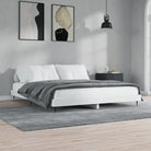 Bedframe met metalen poten en multiplex lattenbodem voor goede nachtrust - Wit / 200 x 200 cm - Bedden & bedframes