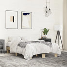 Bedframe met multiplex lattenbodem van bewerkt hout voor stevige slaap - Sonoma eiken / 140 x 200 cm - Bedden &