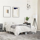 Bedframe met multiplex lattenbodem van bewerkt hout voor stevige slaap - Grijs sonoma / 120 x 190 cm - Bedden &