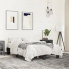 Bedframe met multiplex lattenbodem van bewerkt hout voor stevige slaap - Zwart / 120 x 190 cm - Bedden & bedframes