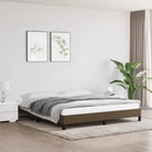 Bedframe met multiplex lattenbodem voor een stevige ademende slaapplaats - Donkerbruin / 160 x 200 cm / 25 cm - Bedden