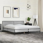 Bedframe van bewerkt hout voor een stabiele en duurzame slaapruimte - Grijs sonoma / 200 x 200 cm - Bedden & bedframes