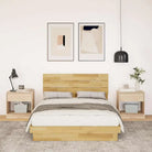 Bedframe van massief eikenhout voor een stabiele en stijlvolle slaapkamer - Bedden & bedframes