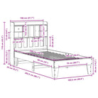 Bedframe van massief grenenhout met extra opbergruimte - Bedden & bedframes
